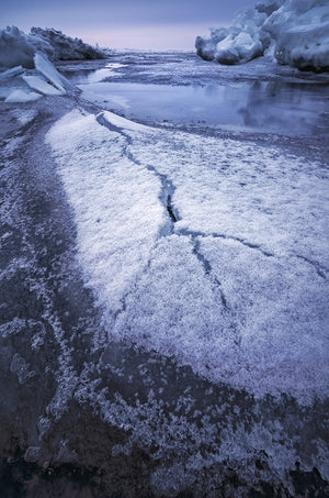 氷の割れ目 - 高田雅史写真